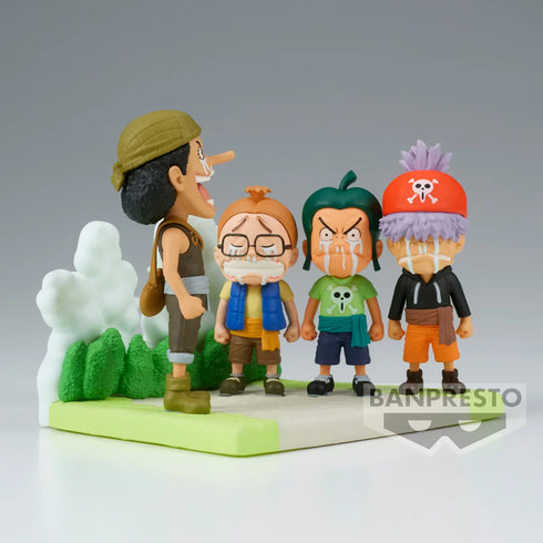 Banpresto Figura Usopp & kids WCF Log Stories One Piece 7cm